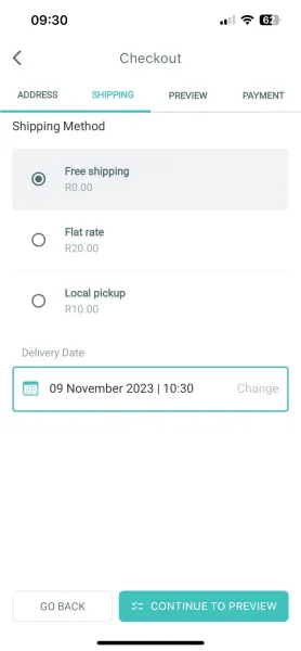 Delivery Date