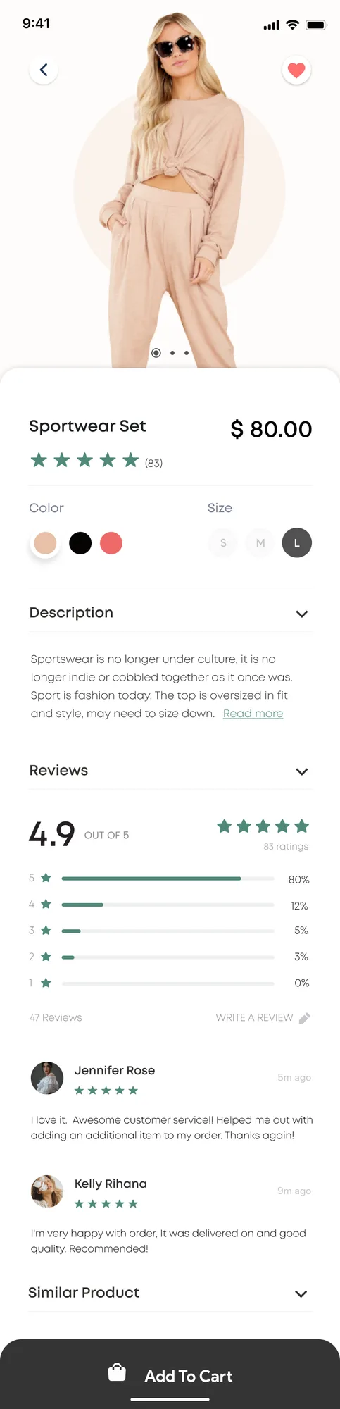 FluxStore — Product page — Variants, ratings & reviews out of the box