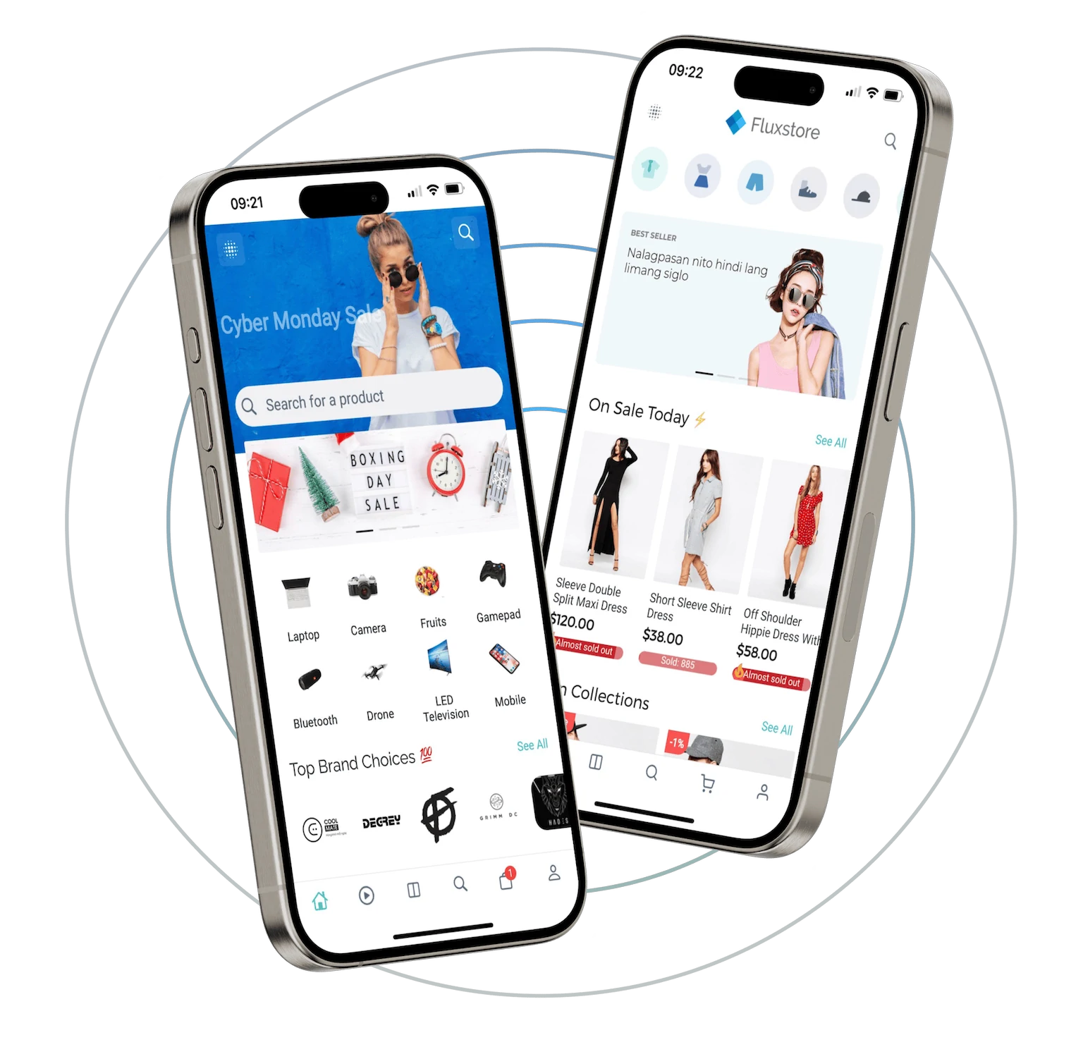 FluxBuilder app preview