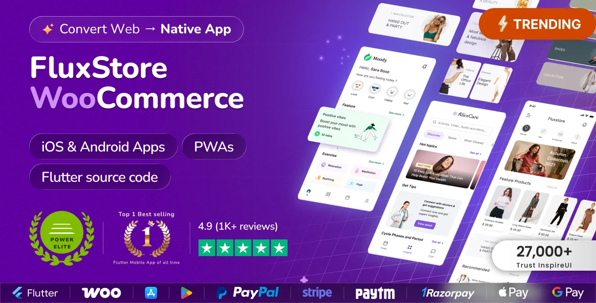Fluxstore WooCommerce - Flutter E-commerce Full App