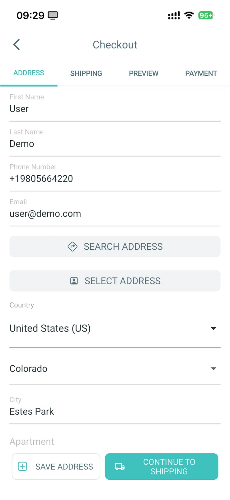 Fluxstore WooCommerce - Flutter E-commerce Full App — One-page checkout