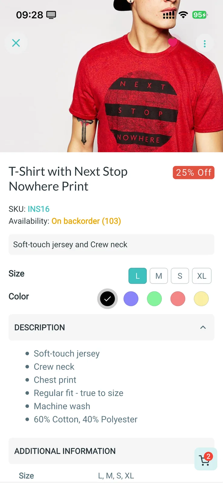 Fluxstore WooCommerce - Flutter E-commerce Full App — Product detail