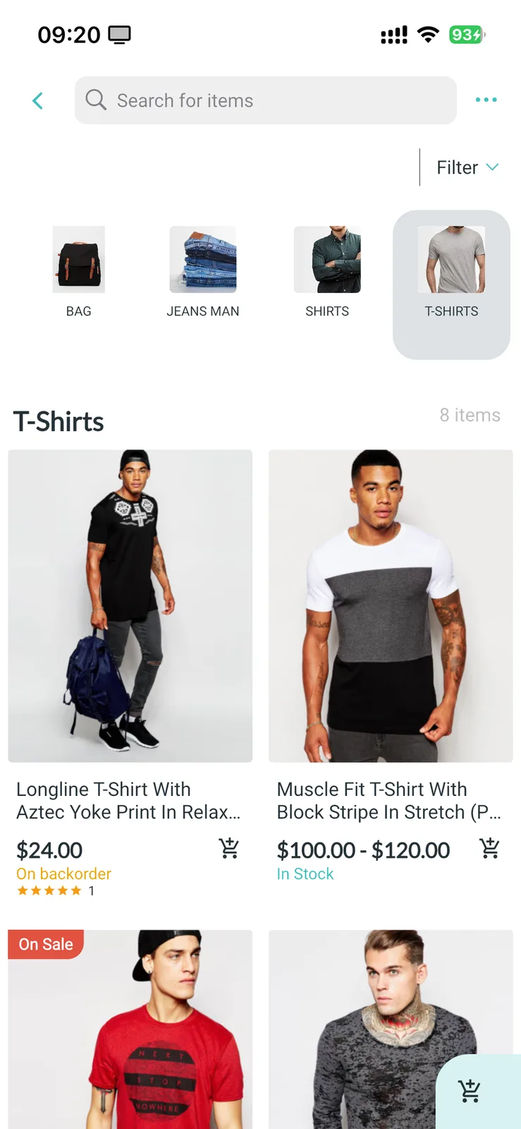 Fluxstore WooCommerce - Flutter E-commerce Full App — Category browsing