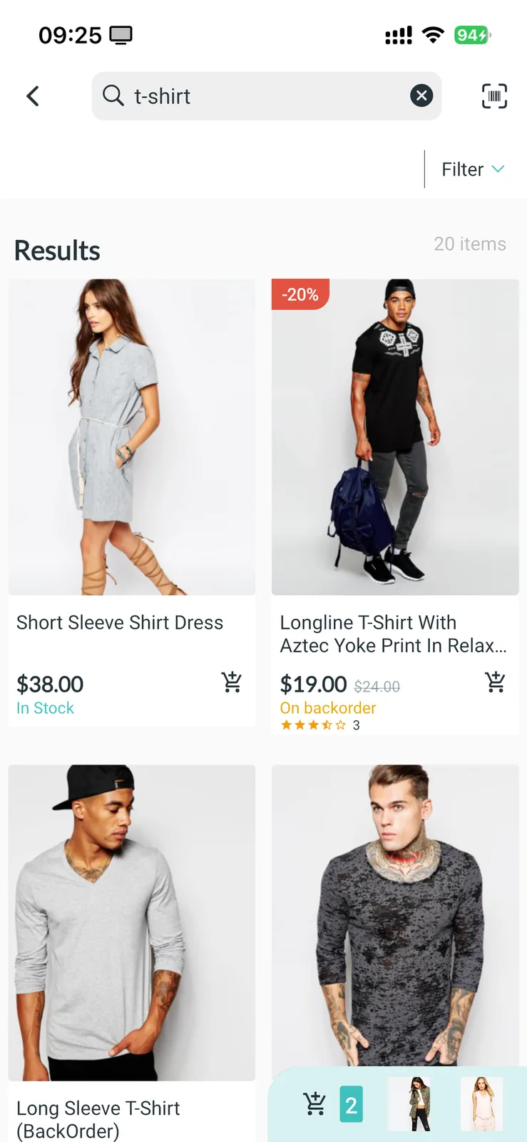 Fluxstore WooCommerce - Flutter E-commerce Full App — Instant search